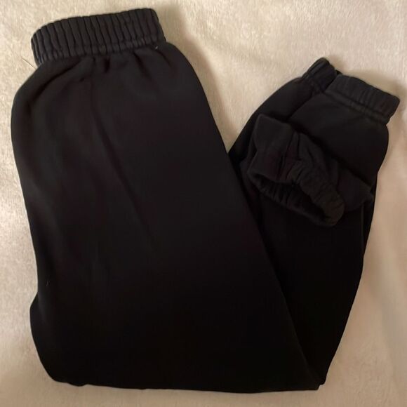5T Garanimals black fleece lined gathered waist sweat pants - Picture 7 of 13